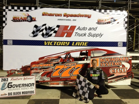 sharon speedway 04.07.12 win kevin bolland